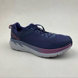 HOKA ONE ONE Women's Clifton 5 Running Shoe Marlin/Blue Ribbon Size 9 “ONE SHOE”